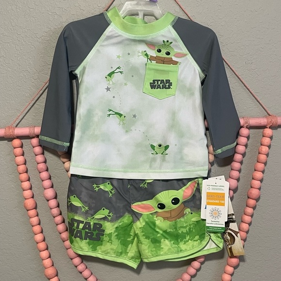 Disney | Swim | Star Wars Swim Trunks And Shirt